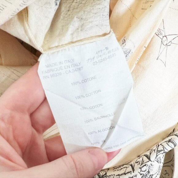 Vintage Miu Miu * Extremely-Rare * Peynet Printed Dress (Collector's Piece) - Picture 6 of 9